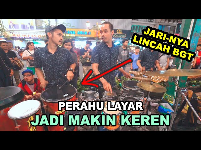 Kompaknya Rampak Kendang Pras & Gomad Mainkan PERAHU LAYAR - Selo Ketipung Angklung Carehal Jogja class=