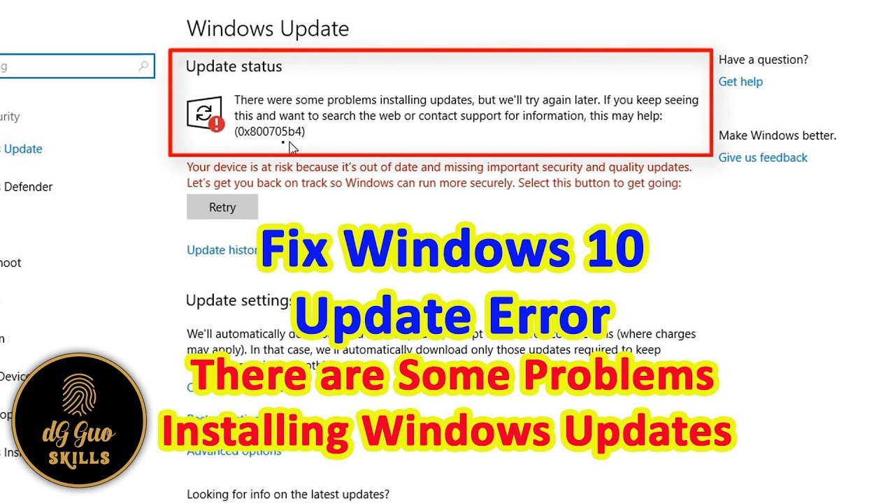 💻🖥 Fix Update Windows 10 Some Problems Installing Windows Updates