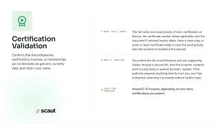 Subject Guide - Certification Validation