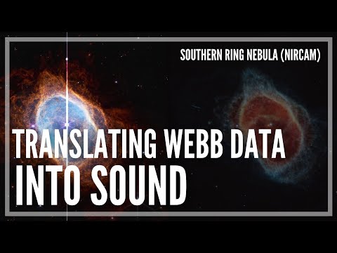 Webb Telescope Data, Translated to Sound — Southern Ring Nebula: Near-Infrared