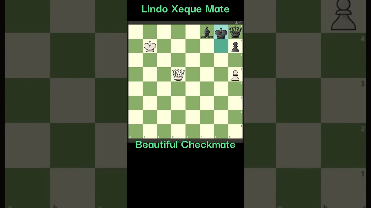 Lindo xeque mate ⚡⚡ Beautiful Checkmate #ajedrez #chess #xadrez