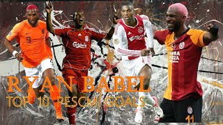 Ryan Babel Top 10 PESCM Goals | 19.12.1986 | NED |