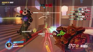 Orisa - McCree Dead Eye - 4 kill pull - Oasis
