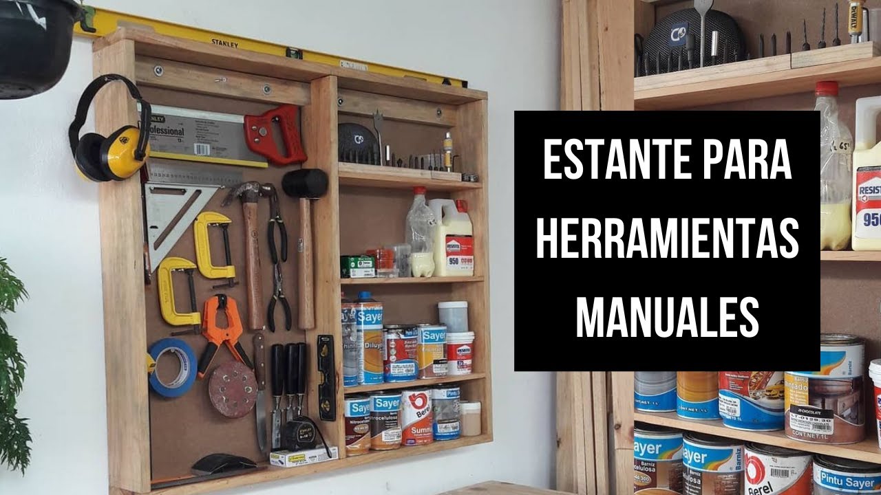 Como hacer Estante para Herramientas Manuales YouTube Como hacer Estante para Herramientas Manuales YouTube