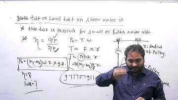 Testing of Dc Machine Part 2 By Rajkumar sir