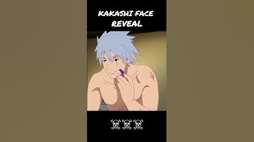 kakashi face reveal #kakashi #naruto #hatakekakashi #anime