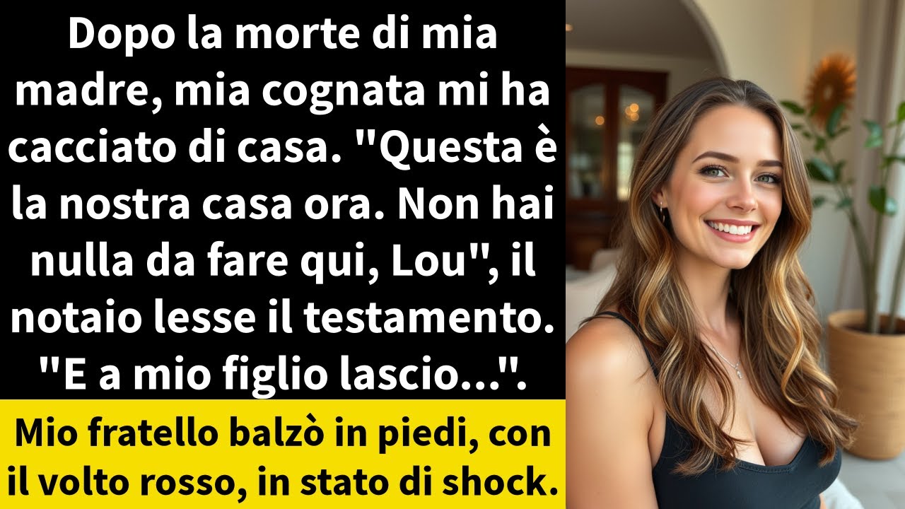Mi ricordo ancora il rumore del portone che sbatteva contro il muro, quella domenica, mentre la casa della mamma profumava di arrosto. Poi Alex entrò con una ragazza che non avevo mai visto,...