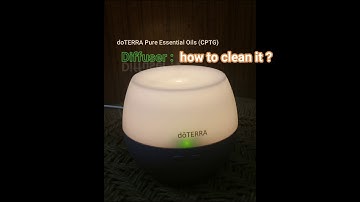 How to clean my doTERRA diffuser?  (the regular maintenance)