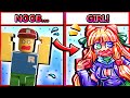 Drawing CLASSIC ROBLOX CHARACTERS as CUTE GIRLS!!!