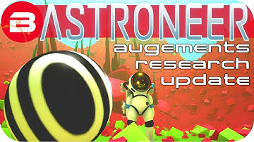 Astroneer Gameplay - ZEBRA BALL & ROCKETS!! ▶AUGMENT & RESEARCH CURVE UPDATE◀ Lets Play Astroneer #6