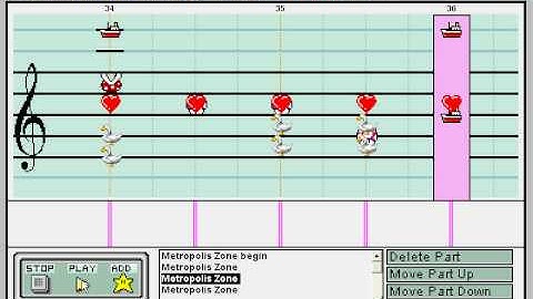 Metropolis Zone On Mario Paint Composer