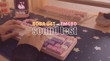boba u4t sound test | tm680