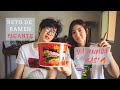 Reto de Ramen Picante! Version Mas Picante! l Coreanas en MexicoㅣFamilia Mexicoreana