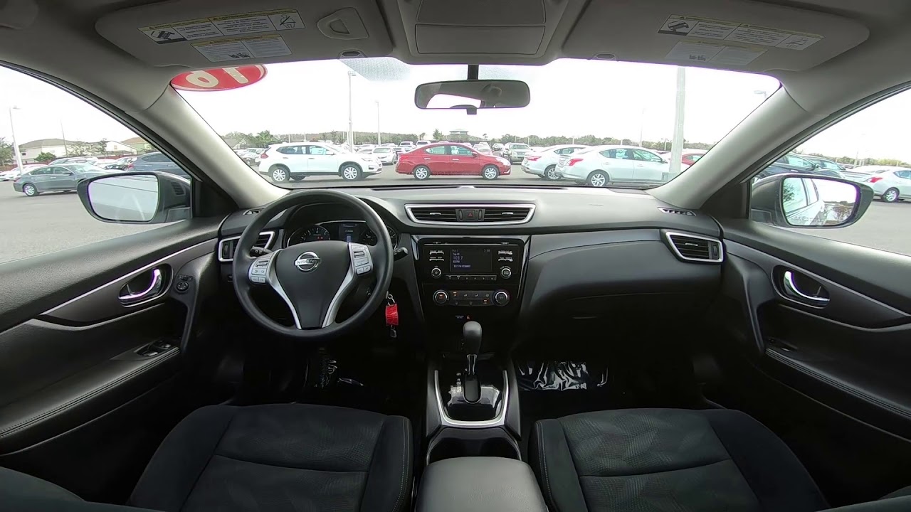 2016 Nissan Rogue S Interior - YouTube
