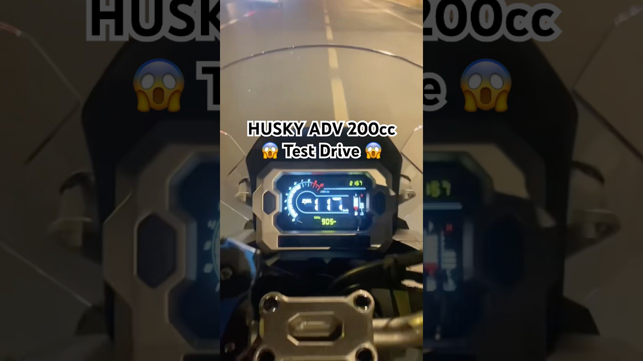 HUSKY ADV 200cc 😱test drive 😱