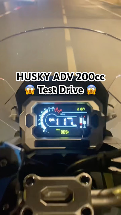 HUSKY ADV 200cc 😱test drive 😱#sym #husky #algerie #bikelife #marocco #short