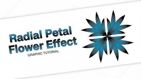 Radial Petal Flower Effect in Illustrator | Abstract Gradient Flower Design Tutorial