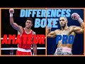 Les differences entre la boxe professionnelle et la boxe amateur