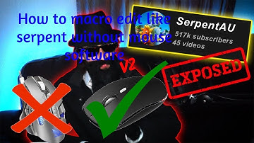 How to get SerpentAU MACRO in FORTNITE NO MOUSE SOFTWARE NEEDED V2 (DRAG EDITS) + Lemonade🍋