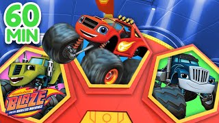 1 Hour of Spin the Wheel with Blaze! | Blaze and the Monster Machines