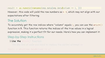 How to Efficiently Retrieve Row Indices in R Dataframe When Column Equals 1