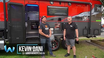 Cruisemaster ATX L3 Wireless Airbag Suspension. Wonderland RV Caravans Luxury Off-road family bunks