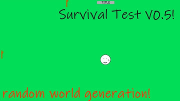 Unity 2D Development - Survival Test V0.5 - Random World Generation!