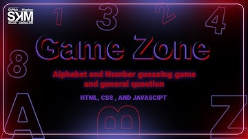 Creating an Interactive Quiz Website with HTML, CSS, and JavaScript - Game Zone Tutorial