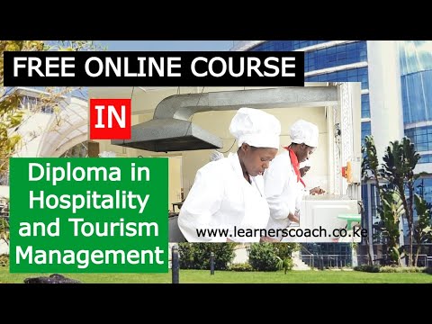 Free Online Diploma Course In Hospitality And Tourism Management