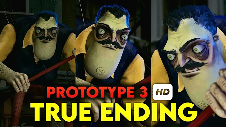 Hello Neighbor 3 Prototype 3 TRUE ENDING - Full Cutscene NEIGHBOUR REVEALED 