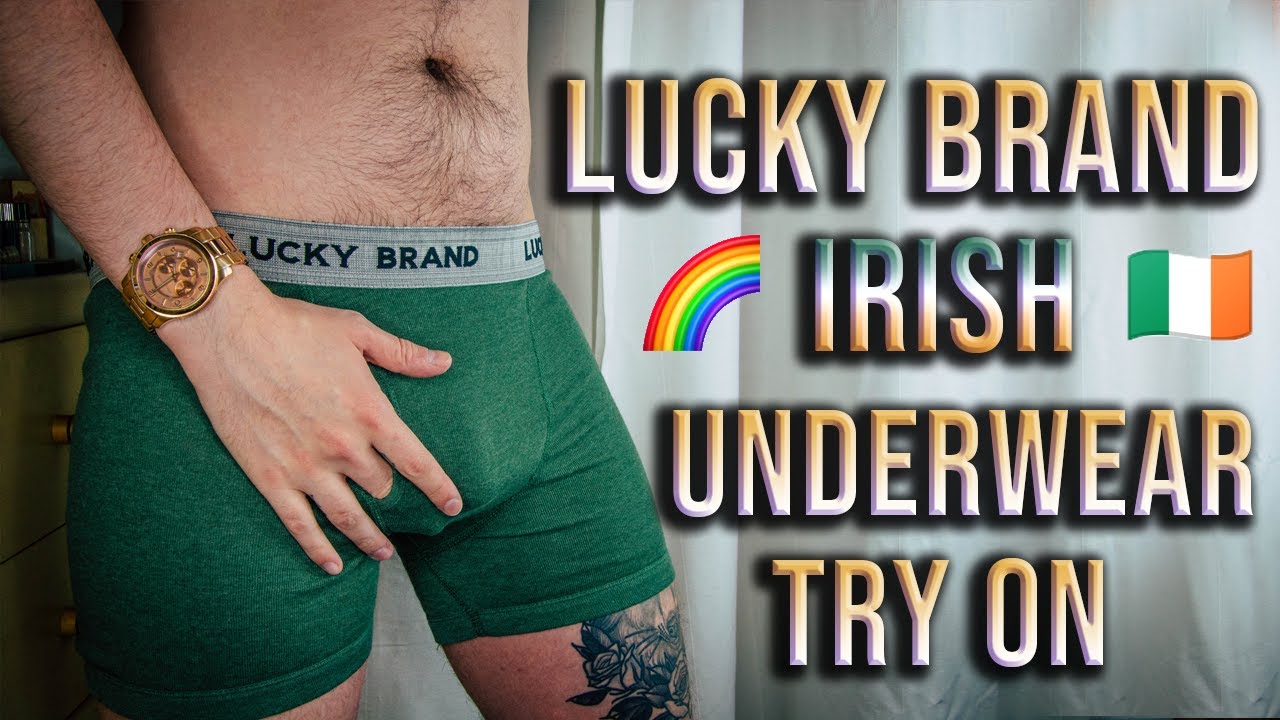 St Patricks day - Lucky Brand Underwear Try On Haul 