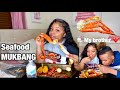 Seafood Boil MUKBANG 🦀 | I TRIED KING CRAB 😱