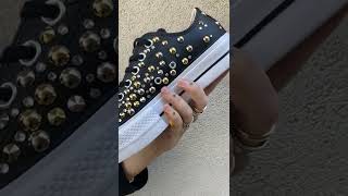 Converse All Star Custom Borchie E Strass - Llab Custom Sneakers