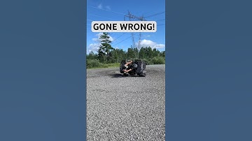 Sportsman 1000xp Donuts Drifting FAILED! #atv #sportsman#gonewrong  #failed #viralshorts