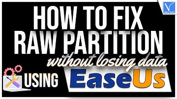 How To Fix RAW Partition Without Losing Data Using EaseUS