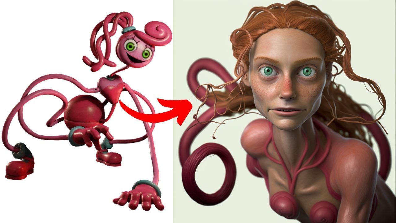 Poppy Playtime Characters As Humans. Super Realistic. Funny ...