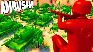 Green Army Men AMBUSHED in Canyon Trap... - Attack on Toys