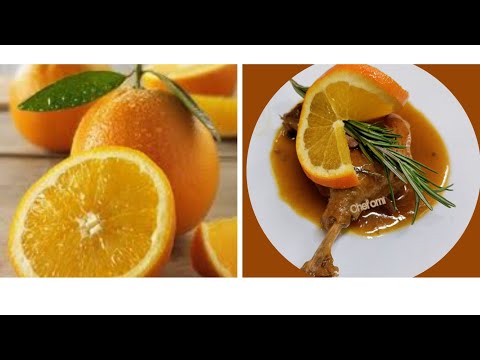 طبق البط مع كريم البرتقال طبق ملكي درس في متناول الجميع بصحتكم