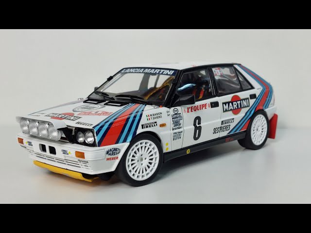 Lancia Delta HF 4WD Martini Rally Monte Carlo 1987 M.Biasion/T