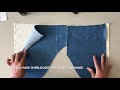 Sewing tutorial: Bib front opening (sailor pants)