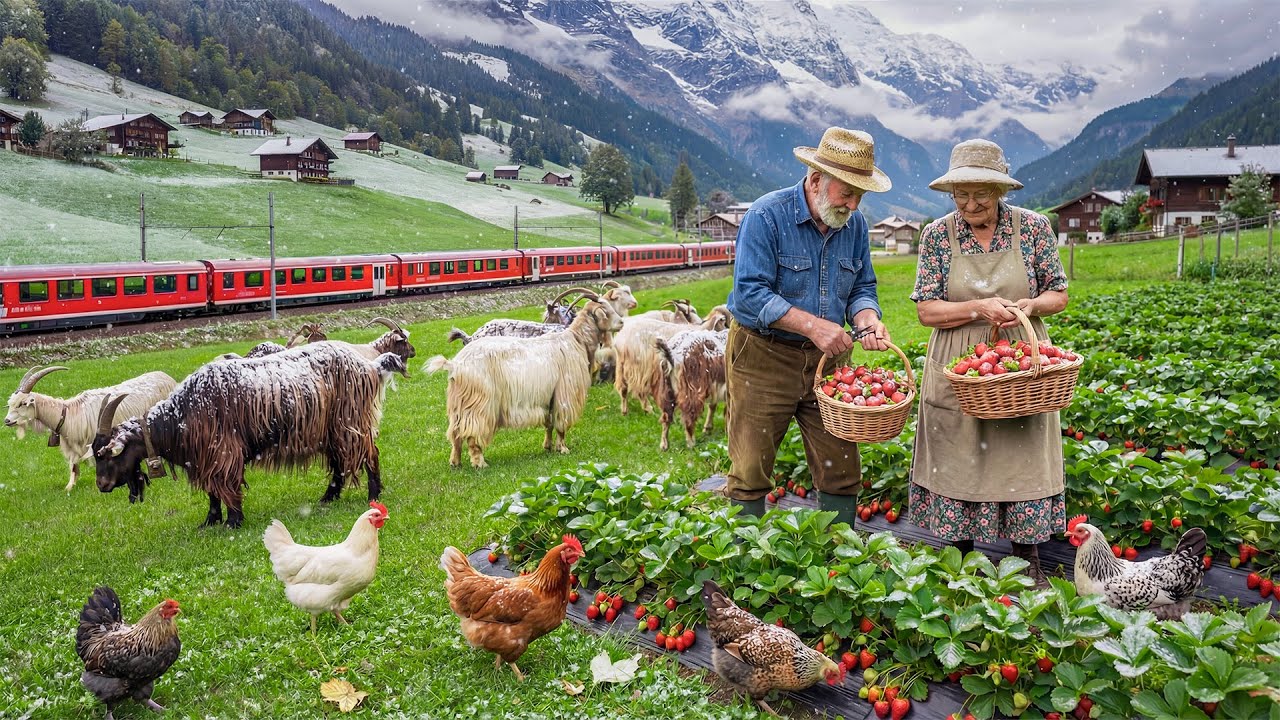 A Peaceful Harvest Day in the Swiss Countryside | Simple Farm Life