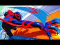 Miles Morales VS Miguel O Hara The Lunar Train Scene Spider Man Across The Spider Verse CLIP 