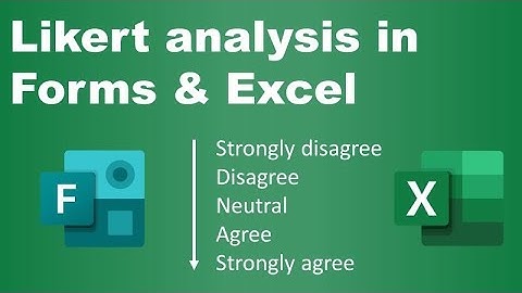 Likert analysis in Microsoft Forms, Excel & Power Query