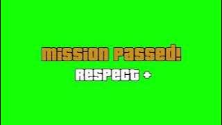 GTA Mission Passed (Green Screen)