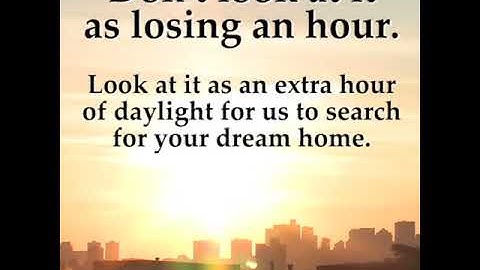 Century 21 Affiliated - Daylight Saving Time Ends Video