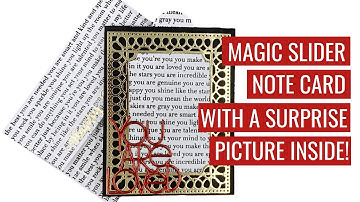 Easy Magic Slider Note Card!