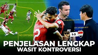 Detik-detik Gol Offside yang Disahkan Tanpa Replay VAR! Keputusan Kontroversi VAR Indonesia vs Irak