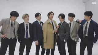 BTS GQ JAPAN behind the scenes - October 2020 issue
