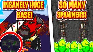 HUGE BASE, GETTING SO RICH FROM SPAWNERS *GIVEAWAY* PLAYING WITH A FAMOUS YOUTUBER | Archon Ruby
