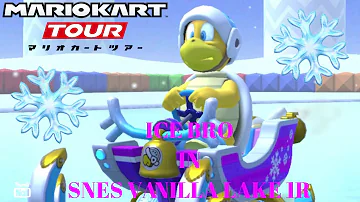 Mario Kart Tour - Ice Bro in SNES Vanilla Lake 1R